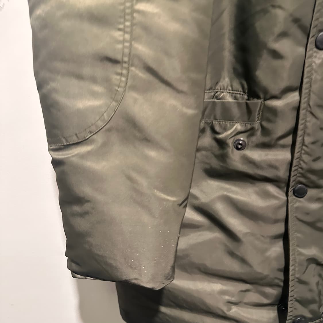 캘빈클라인 카키 후드 패딩 상품이미지3