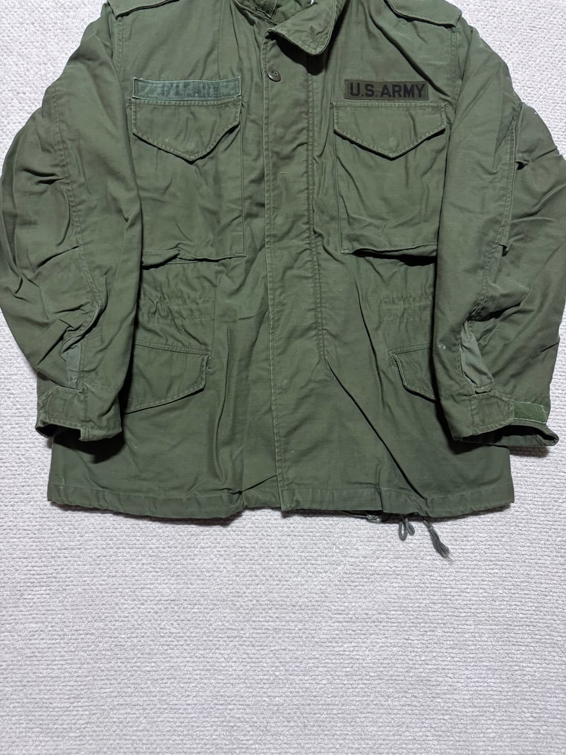 60s US ARMY M-51 필드 자켓 Small Short 상품이미지4