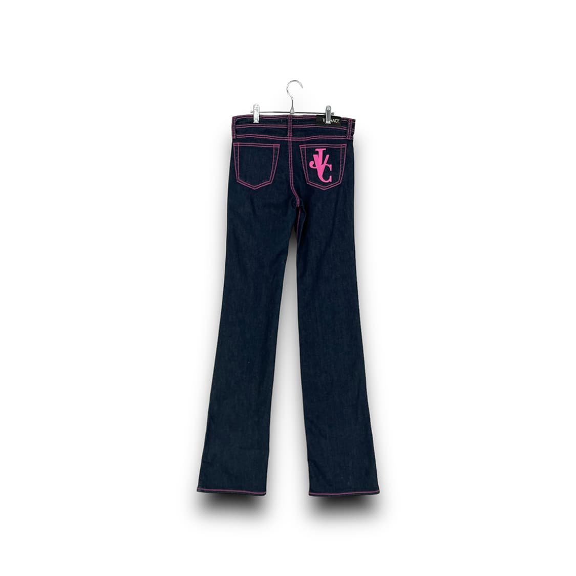 베르사체 자수로고 스티치 부츠컷데님팬츠 상품이미지1