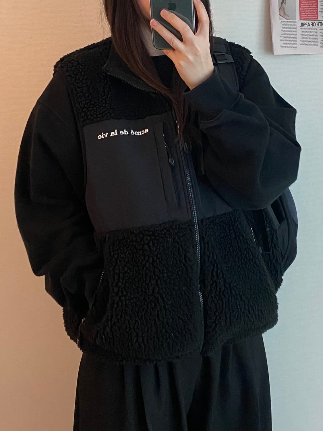 아크메드라비 양털 후리스 베스트 상품이미지2