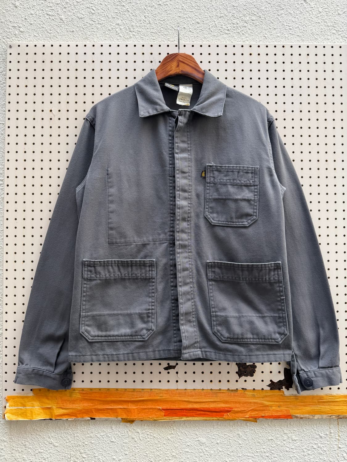 1990s CEPOVETT FADED GREY 프렌치워크자켓 상품이미지1