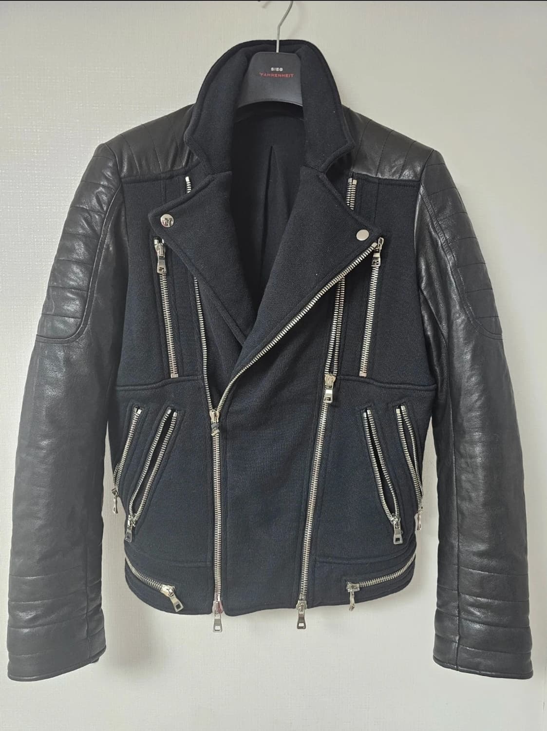 발망 11주년 레더 슬리브 가죽쟈켓(M/95/고가모델) 상품이미지1