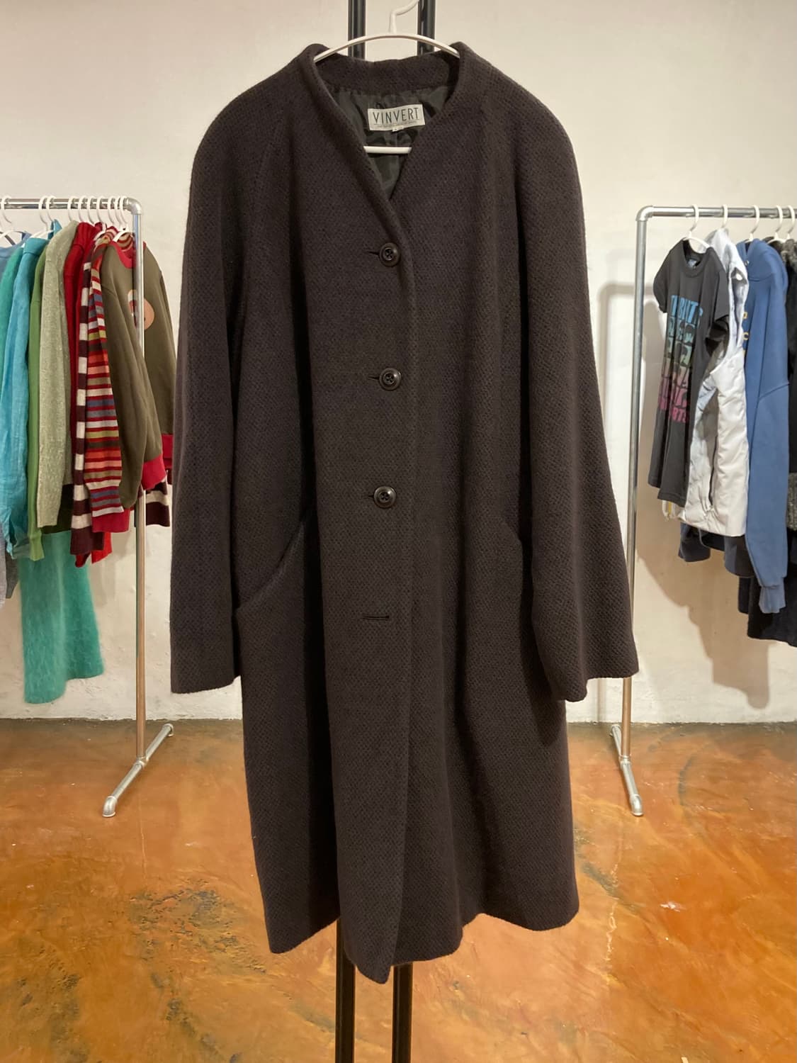 빈티지 울 가디건 코트 상품이미지5