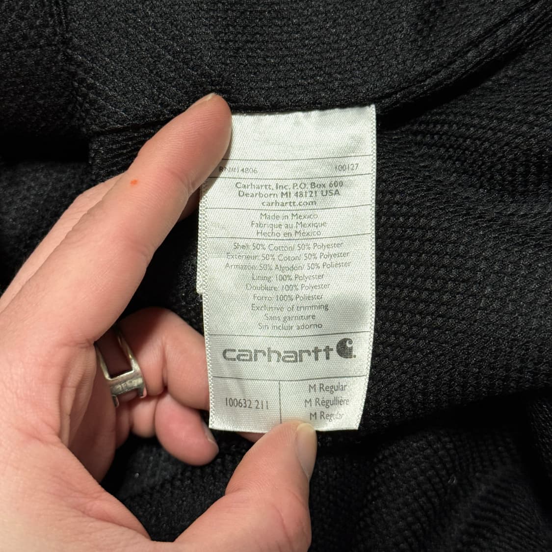 칼하트 레인디펜더 써멀 집업 후디 브라운 상품이미지8