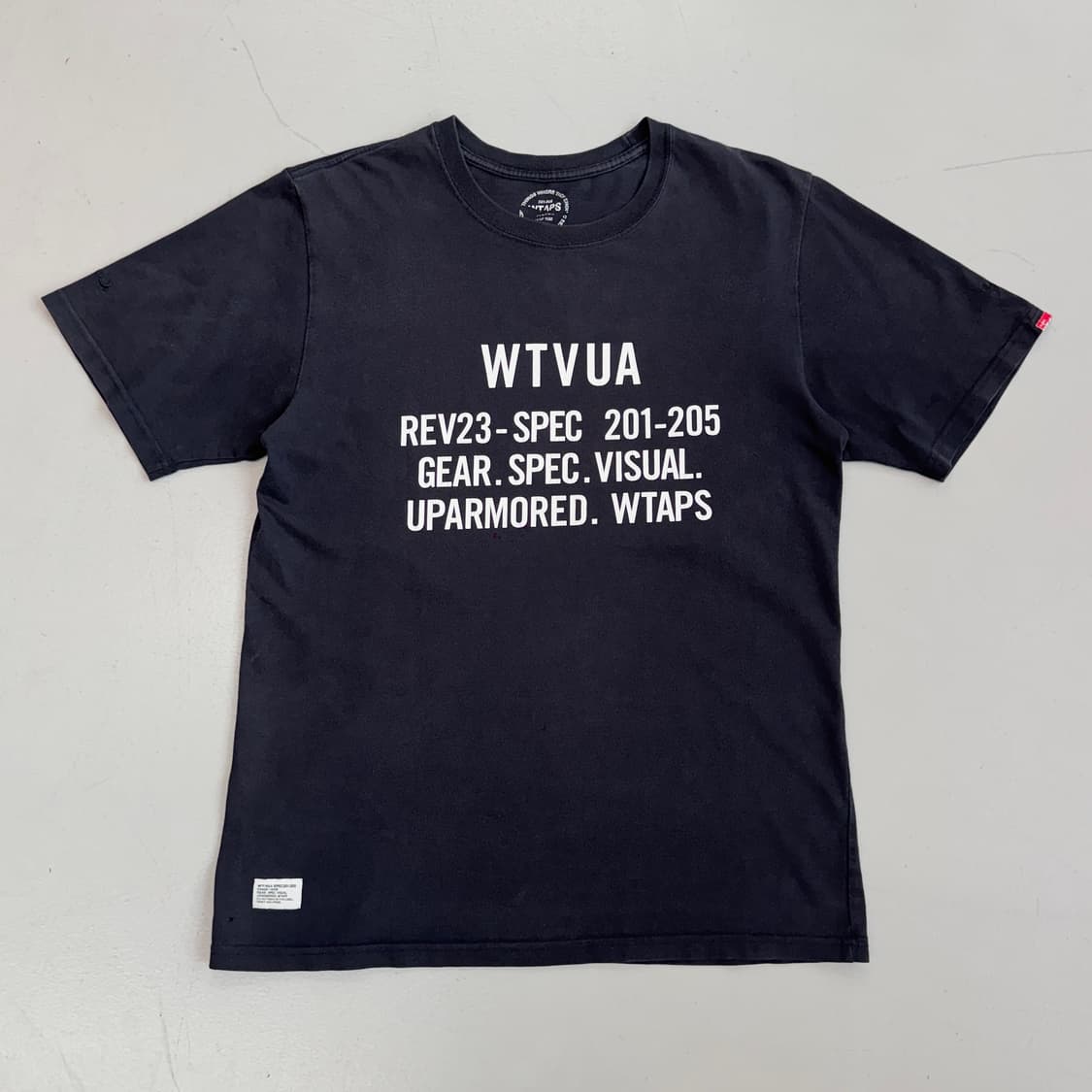 WTAPS 더블탭스 반팔 티셔츠 블랙 상품이미지2