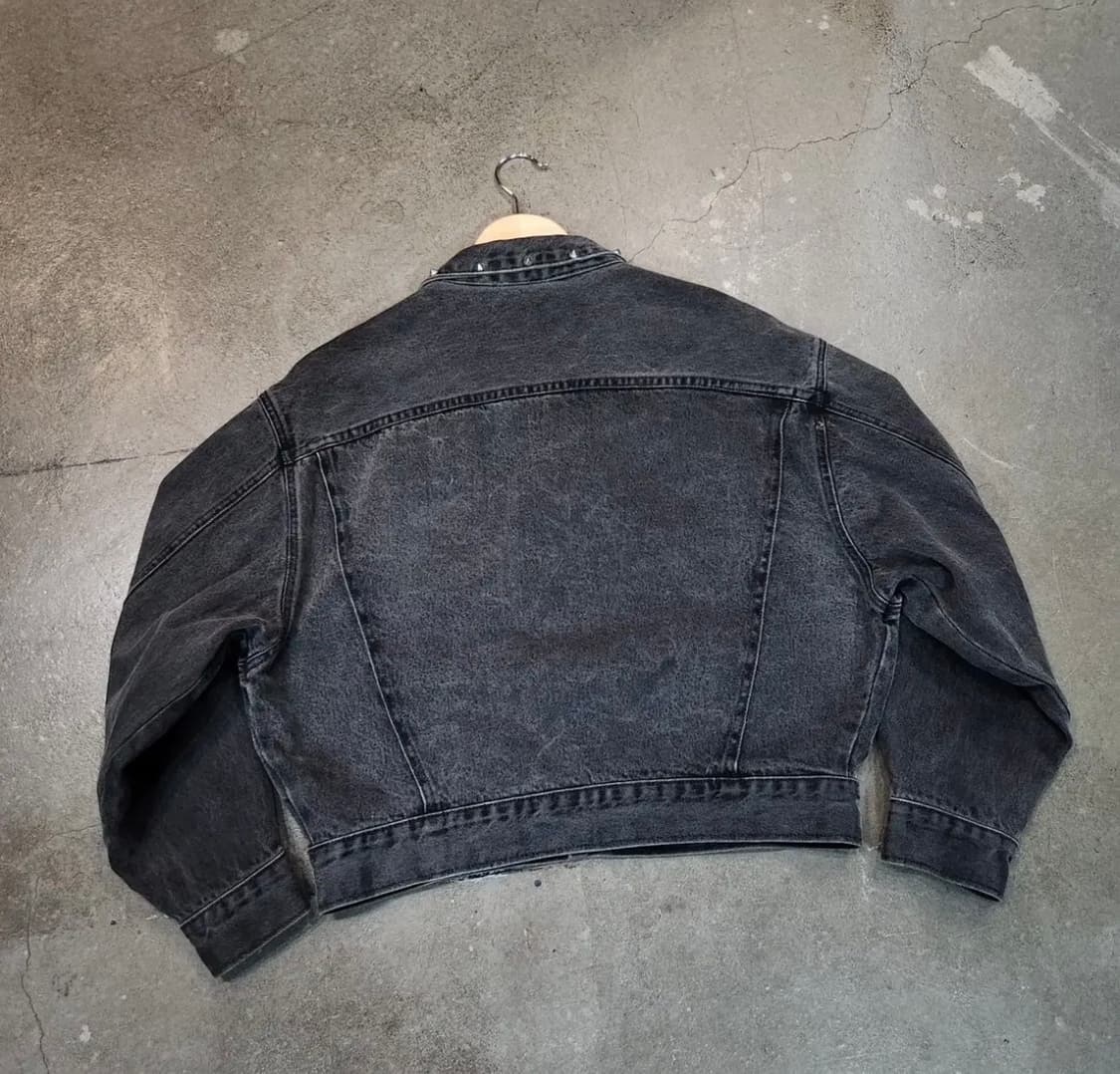 [US] 80s Guess Georges Marciano 데님 크롭 자켓 상품이미지6