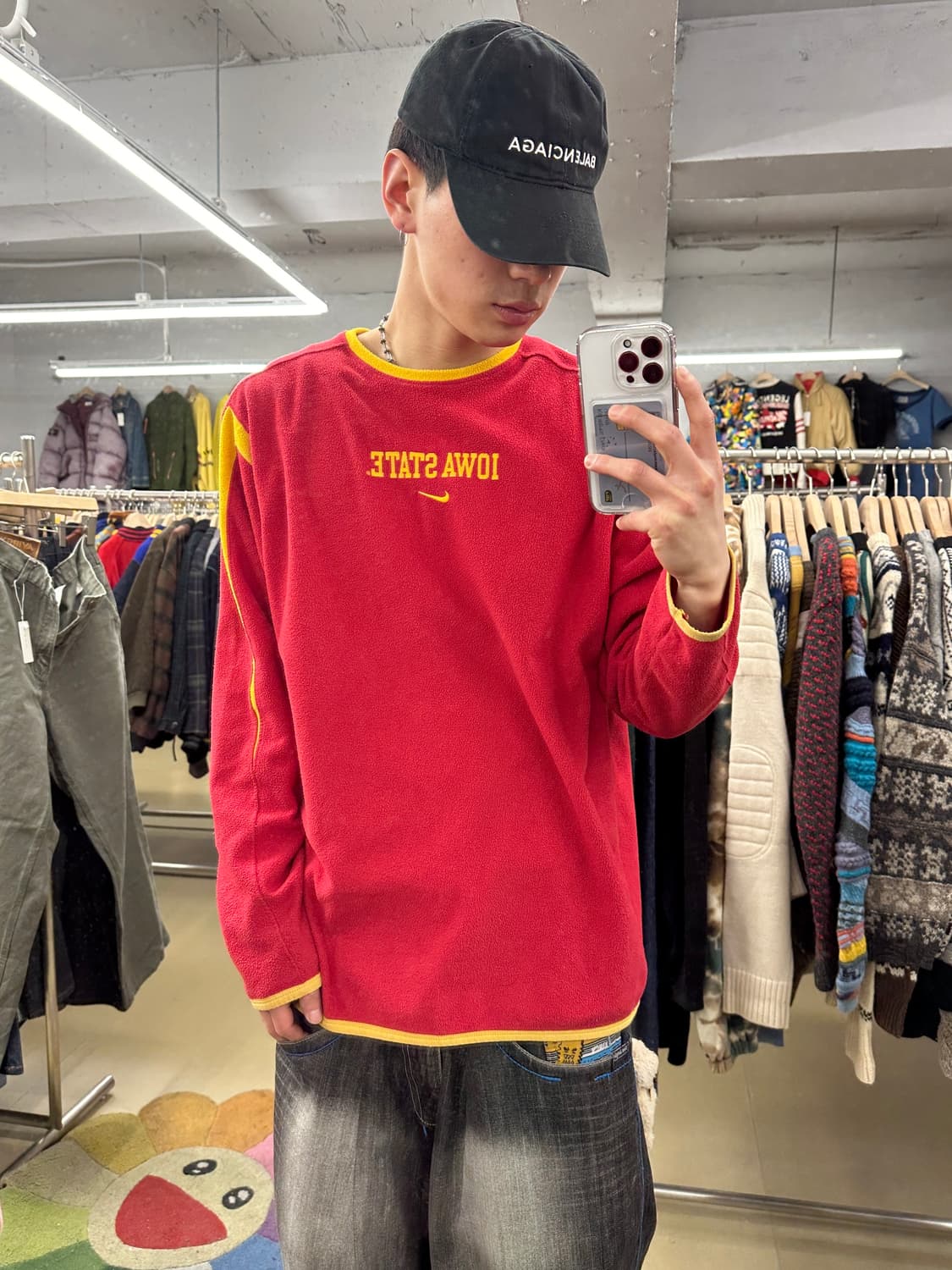 나이키 IOWA STATE 올드스쿨 플리스 맨투맨 L 상품이미지1