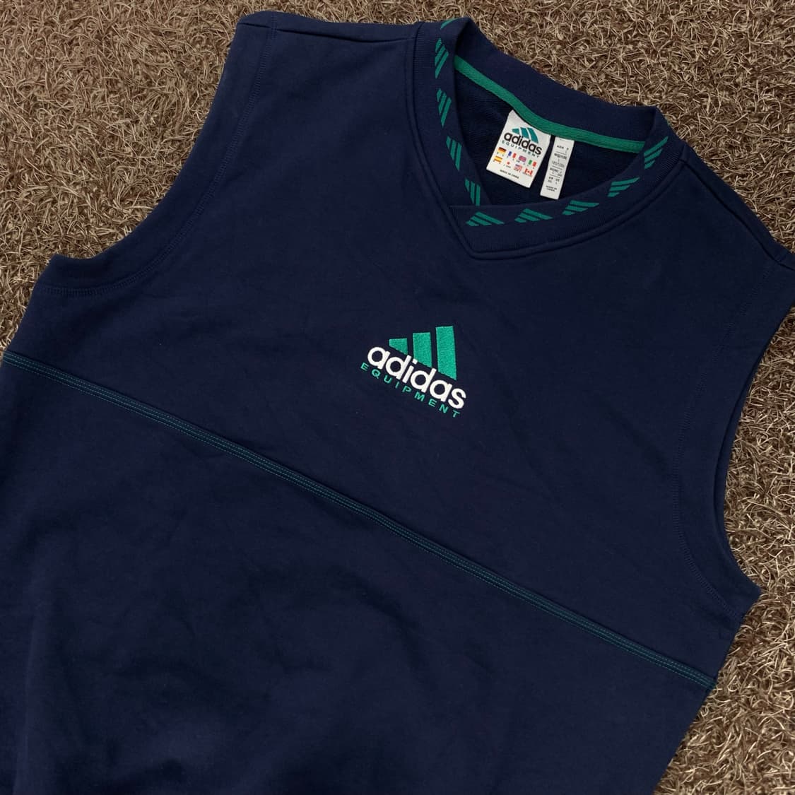 3XL 아디다스 이큅먼트 스웻 민소매 베스트 상품이미지2