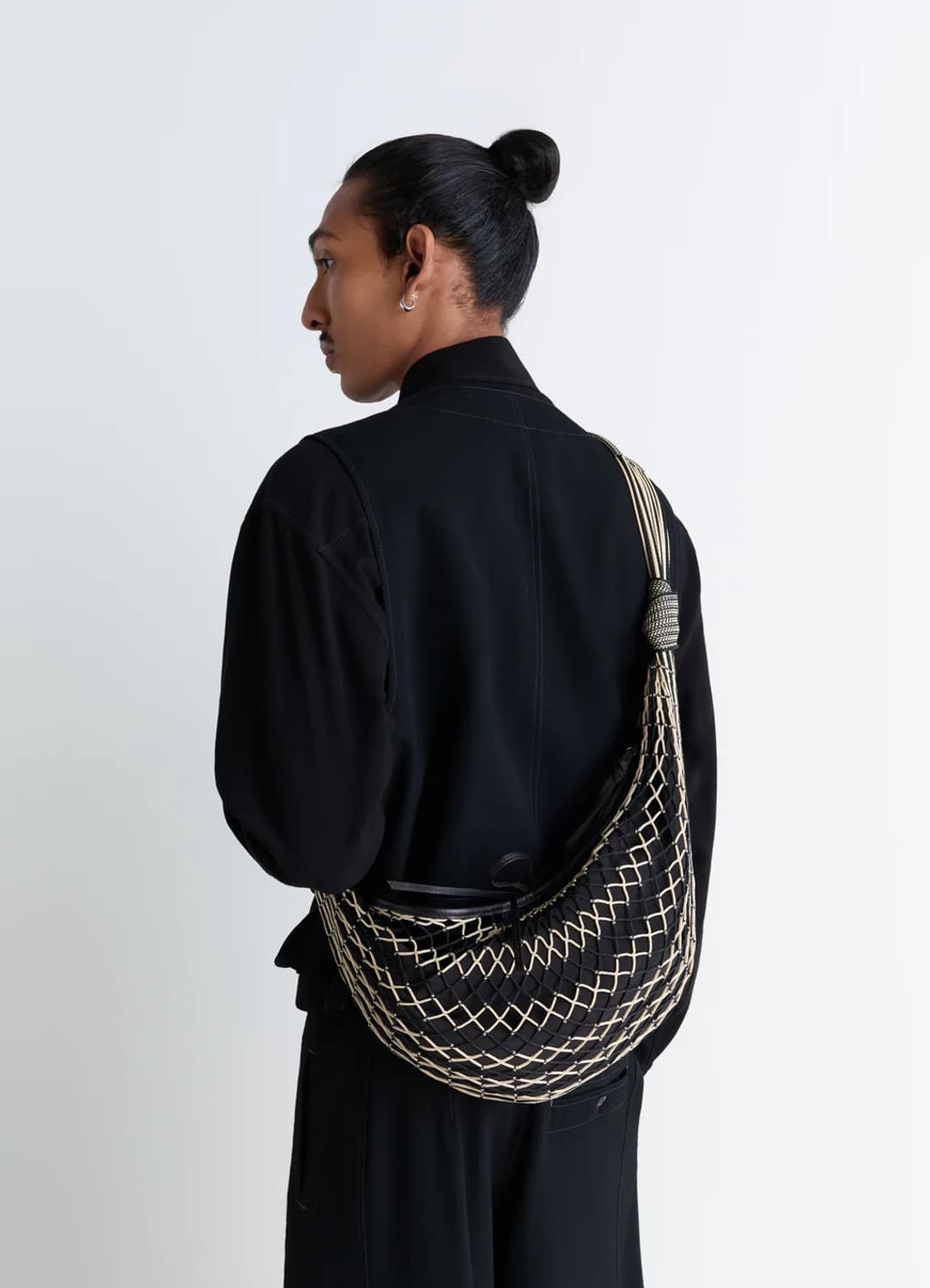 르메르 25fw 크루아상 필드백_베이지/블랙 상품이미지1