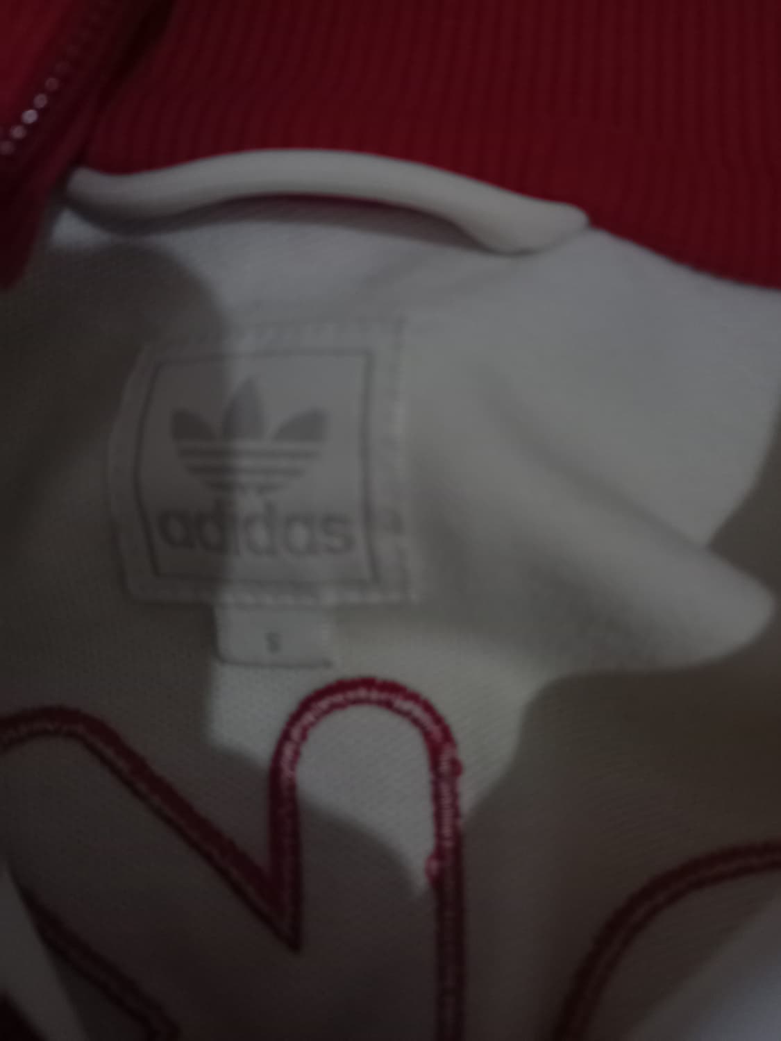 아디다스 도쿄 흰빨 화이트 저지 져지집업 90/S 상품이미지5