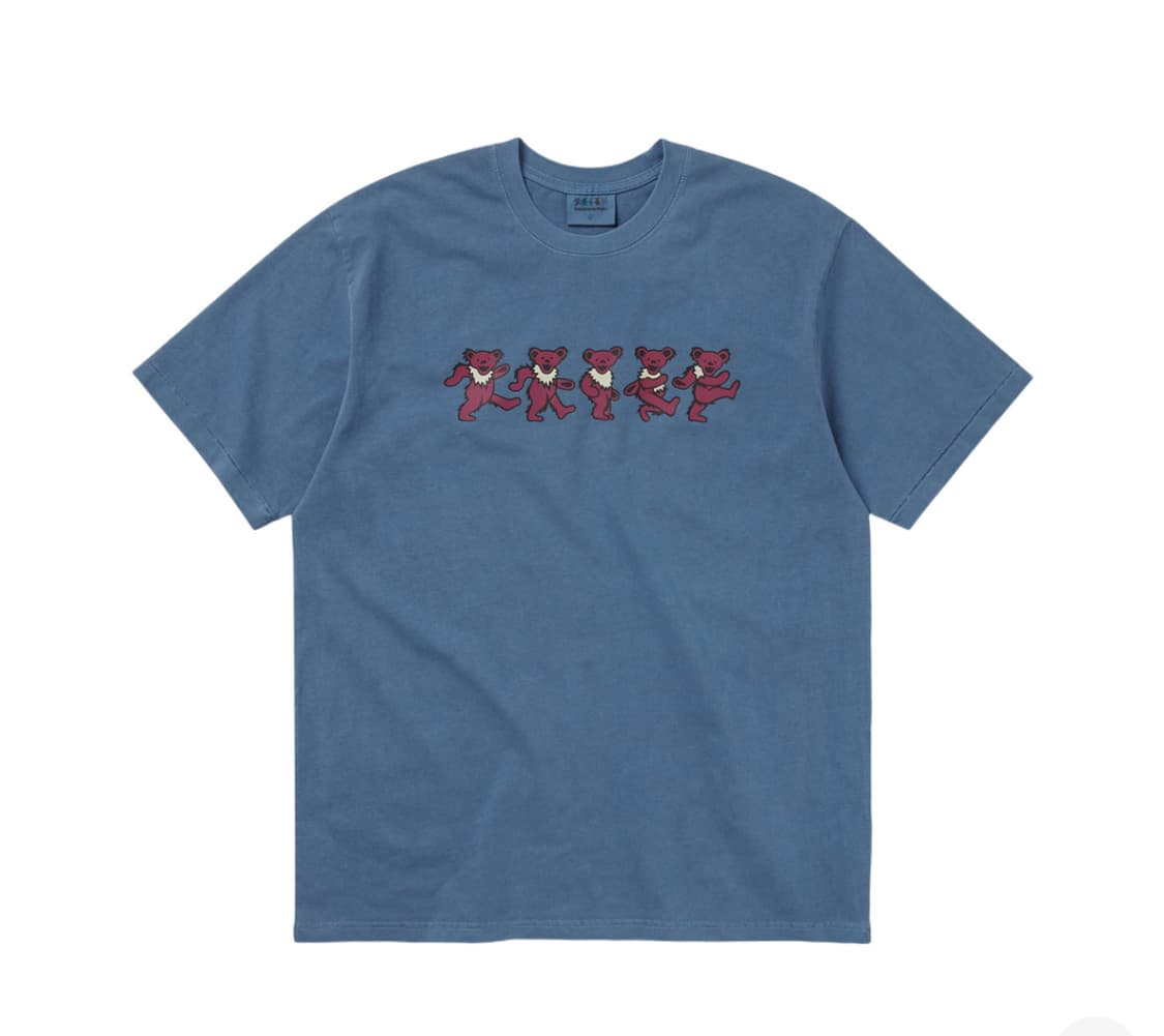 디스이즈네버댓 GD 그레이트풀댄싱베어스 더스티블루 티셔츠 구합니다 상품이미지1