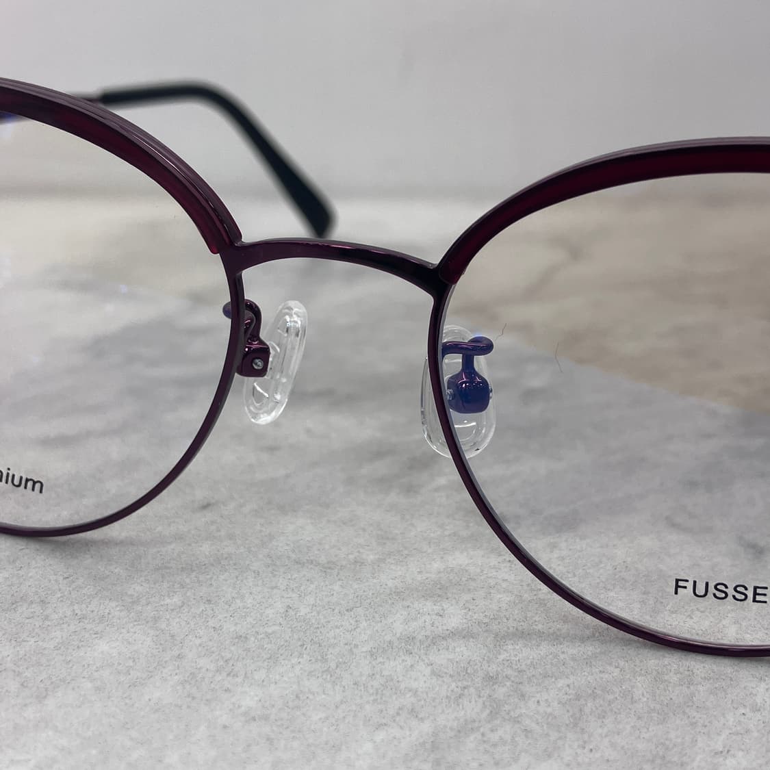 D15 푸세 FUSSET 바이올렛 브로우 메탈테 안경 상품이미지5