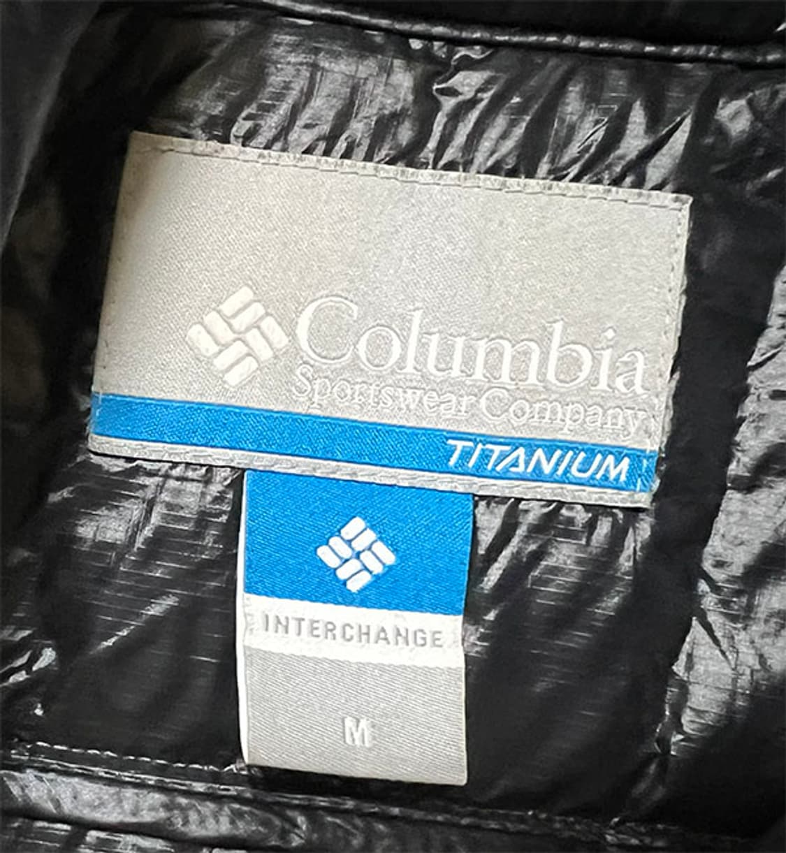 컬럼비아 남자 경량패딩점퍼 구스 블랙 95-100 상품이미지3