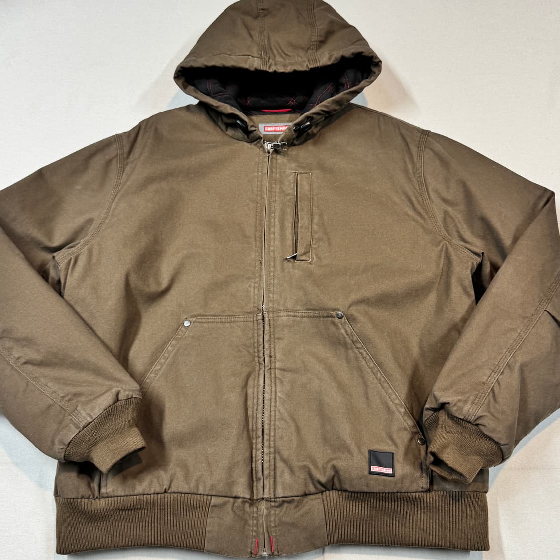 L) 크래프트맨 워크웨어 덕캔버스 액티브 자켓 브라운 상품이미지2