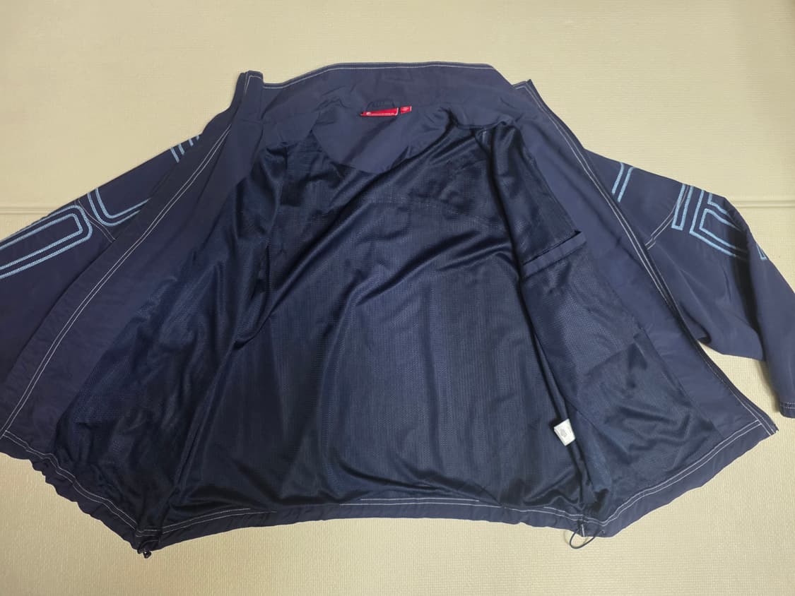 [S] 슈프림 스펠아웃 트랙 셋업(자켓+팬츠) 네이비 상품이미지5