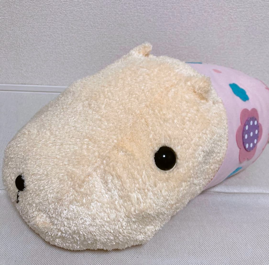 산엑스 카피바라상 화이트상 50cm 대형 인형 상품이미지1