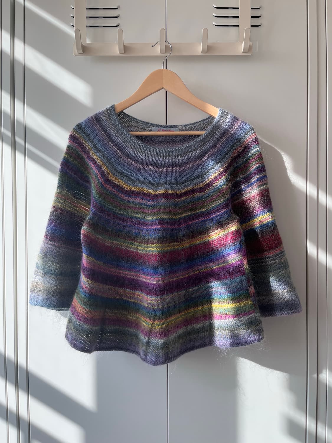 Blond jaery 무지개 플레어 울니트 상품이미지5