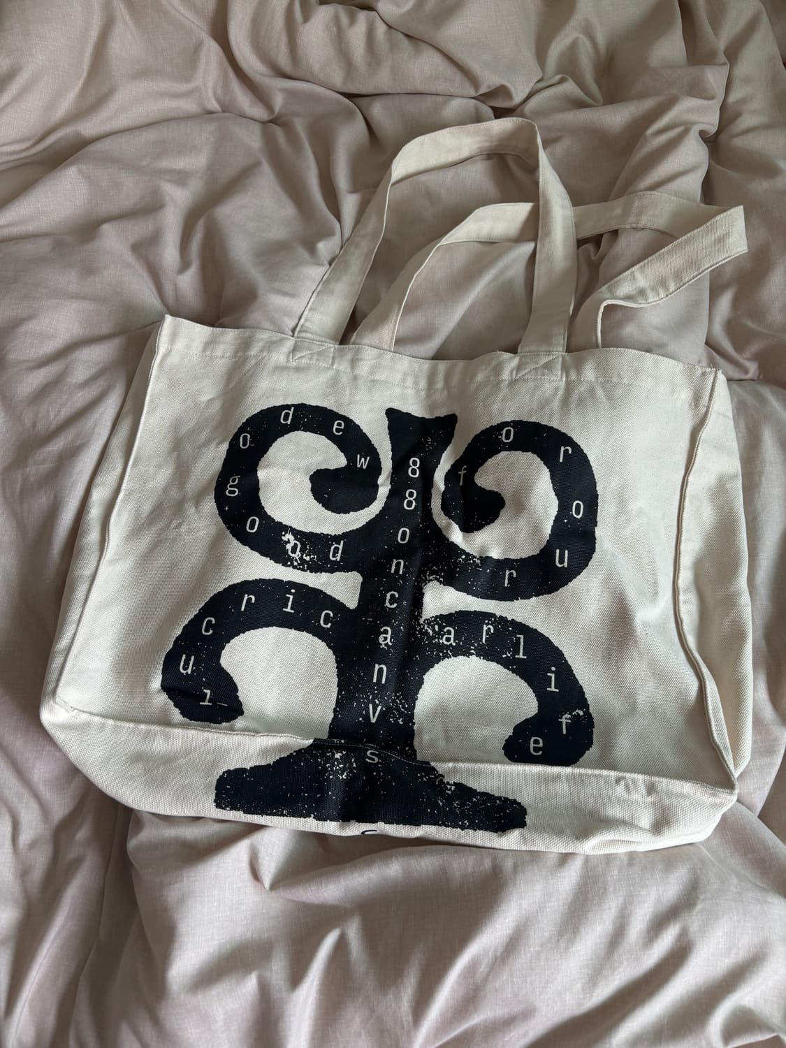 88 curate (on canvas) 오가닉 코튼백 상품이미지1