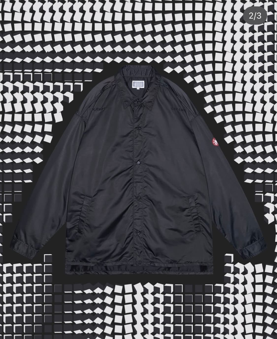 카브엠트 웰트 포켓 PE 빅 셔츠 차콜 M사이즈 상품이미지2