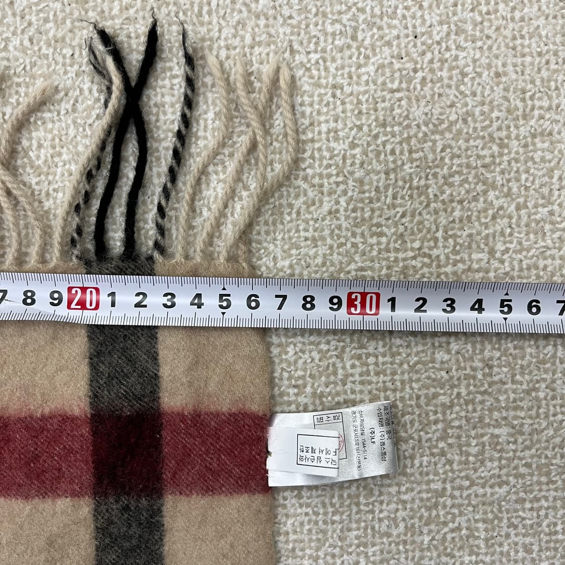 실측확인 닥스 캐시미어 머플러 목도리 0128M 상품이미지6