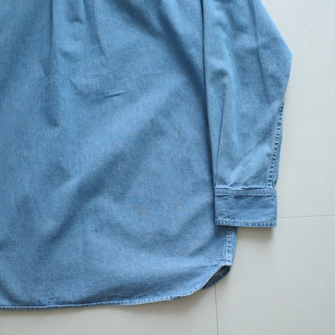 90s 플래닛할리우드 UK 영국 생산 데님 셔츠 XL 상품이미지8