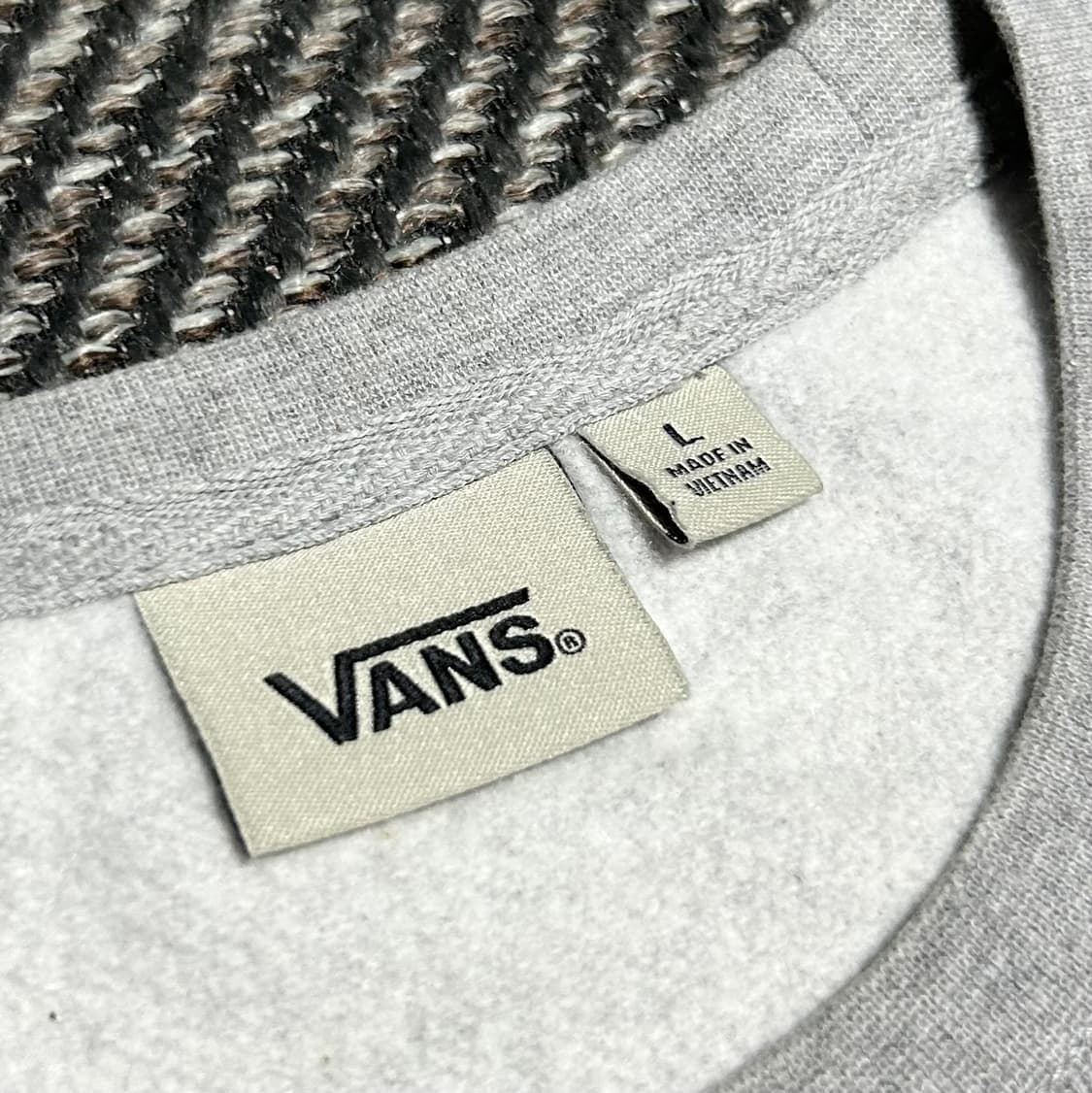 [L] Vans 반스 그레이 올드스쿨 맨투맨 상품이미지4