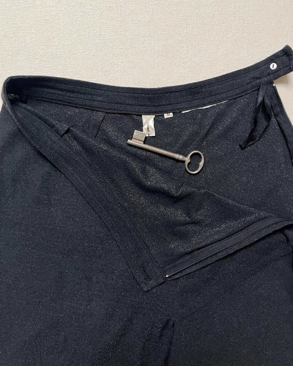 꼼데가르송 글리터 저지 스커트 comme des garcons 비대칭 상품이미지8