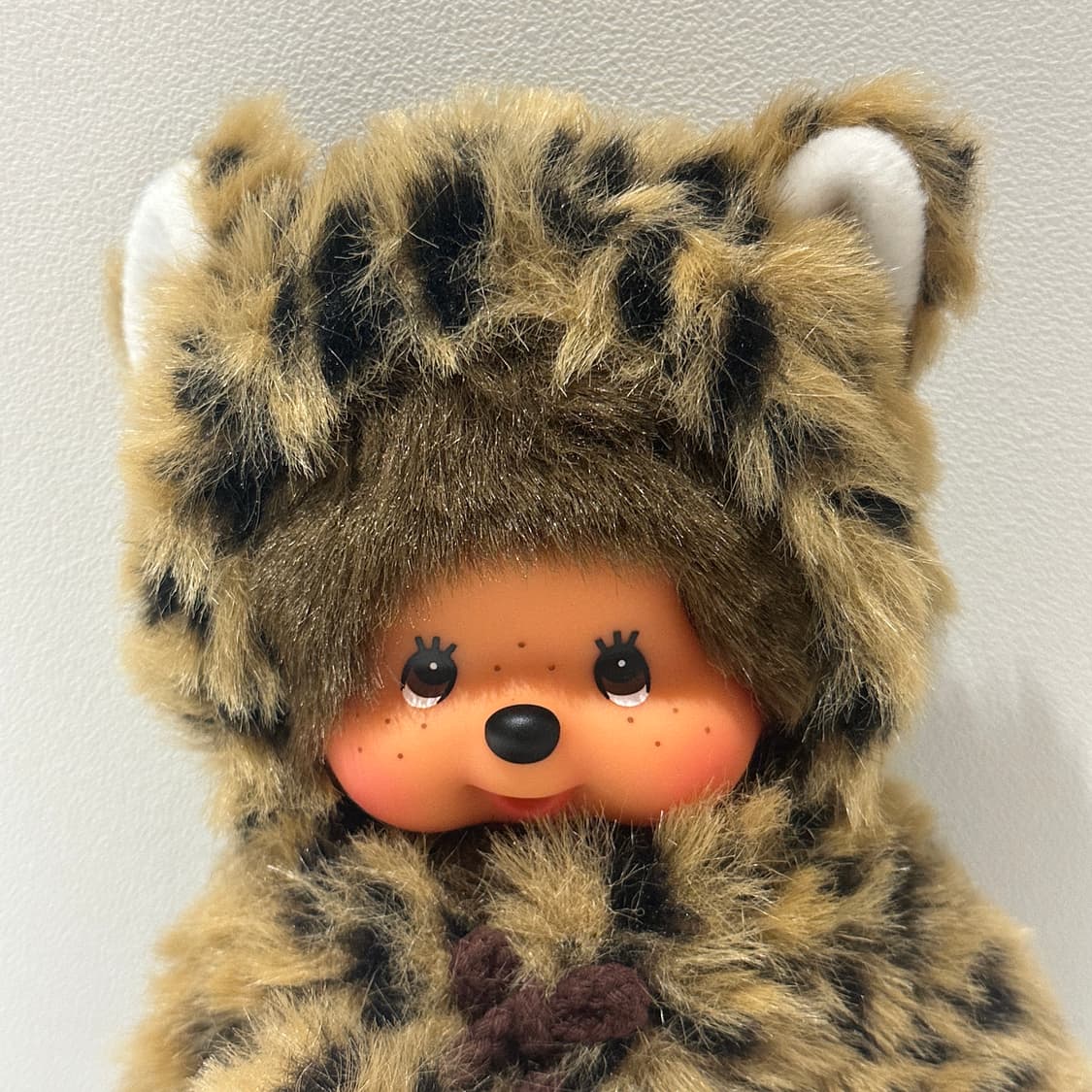 몬치치 고양이 호피 레오파드 망토 브라운 상품이미지3