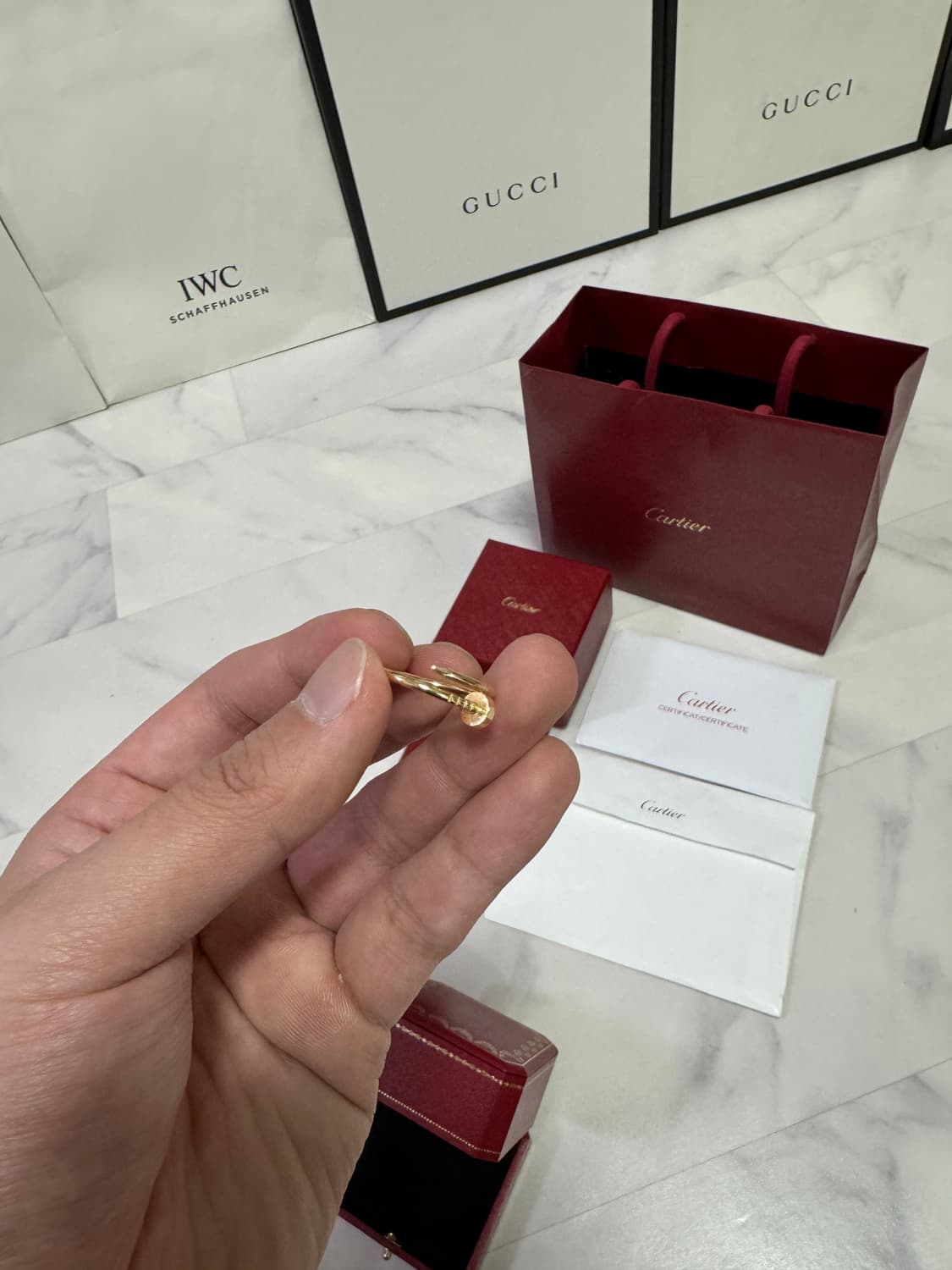 까르띠에 저스트앵끌루 반지 새상품 동일급 판매 상품이미지4