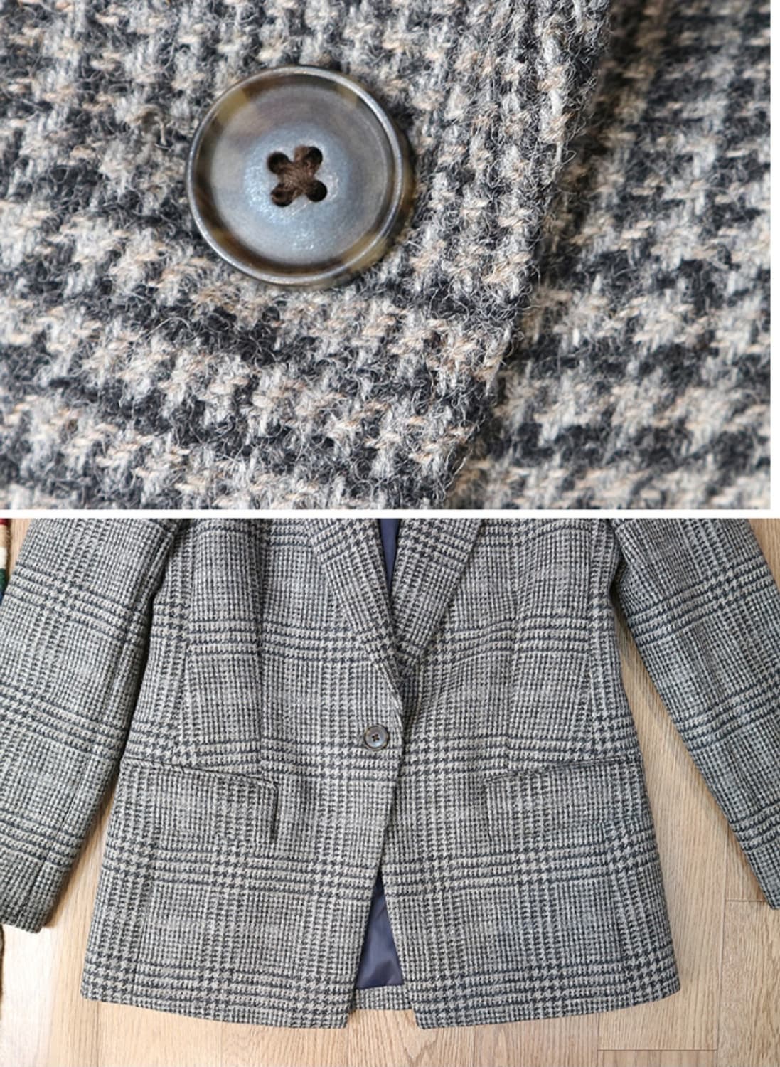  J.CRWE 제이크루 영국산 MOON 트위드 울100% 원버튼
자켓 상품이미지3
