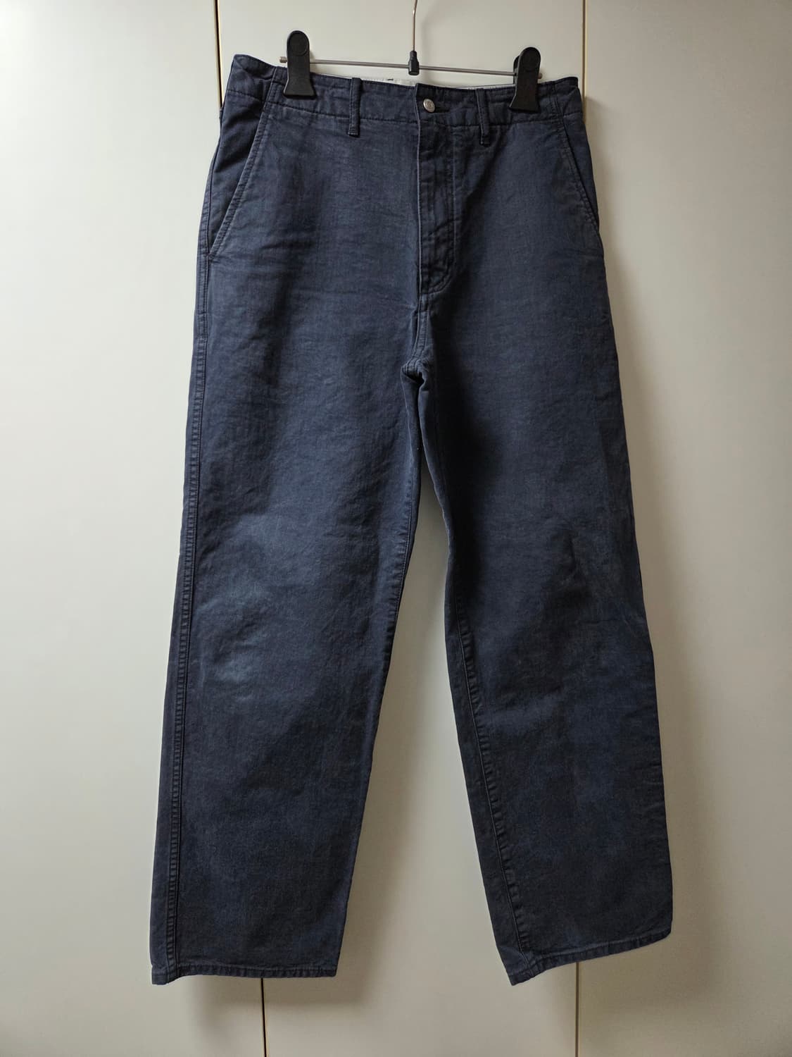 포터리 원워시드 와이드데님  워시드네이비 1사이즈 상품이미지1