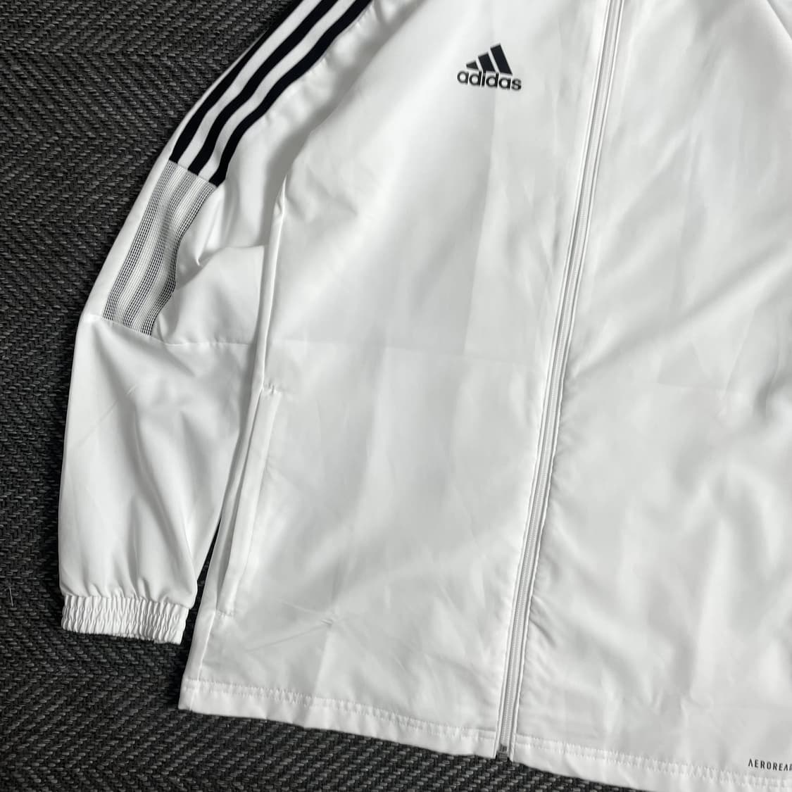 아디다스 우븐 올드스쿨 트랙 바람막이 화이트o 2978 상품이미지3