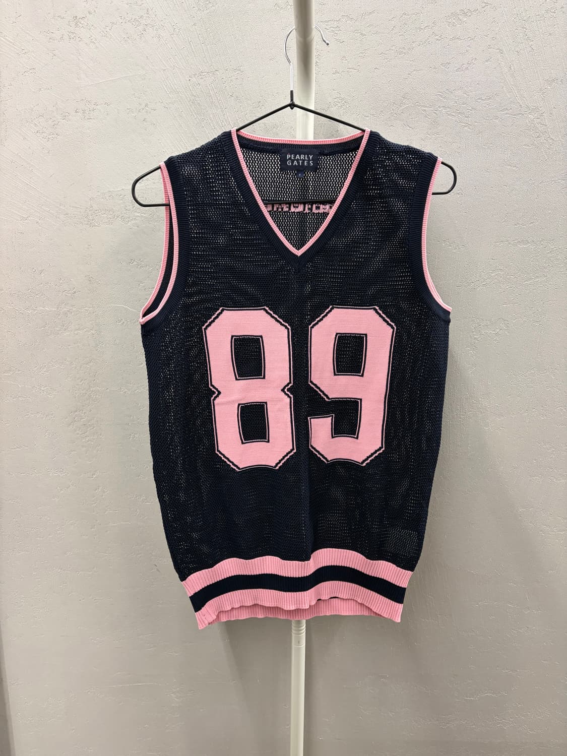 PEARLY GATES 네이비 89 니트 조끼 1 상품이미지2