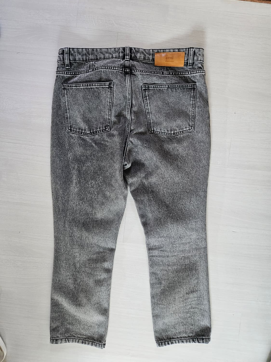 아미 캐롯핏 흑청 데님 (32) 상품이미지2