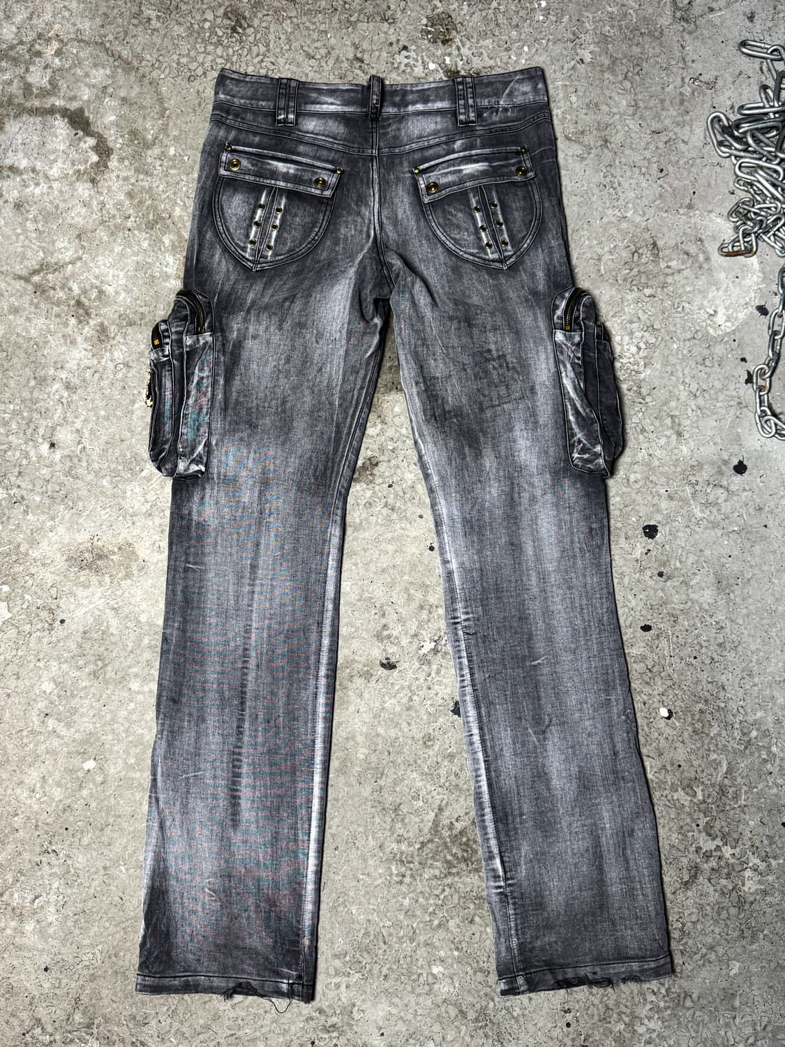 Multi Pocket Cargo Denim Pants 상품이미지10