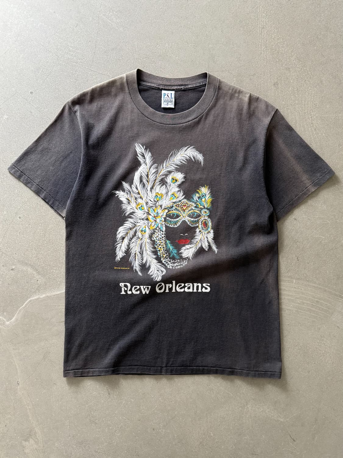 90s Vintage New Orleans Mardi Gras Tee 상품이미지4