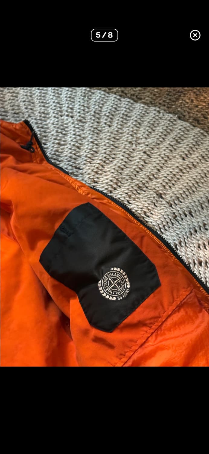 스톤아일랜드 패딩 오렌지 L 상품이미지5