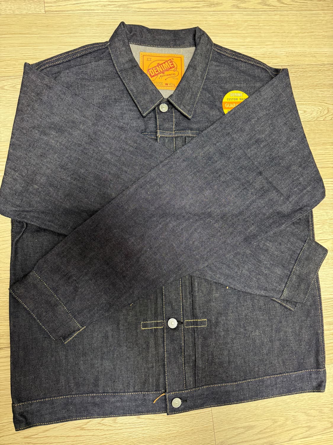 드님 231xx-47 타입1 데님자켓 리지드 40사이즈 새상품 상품이미지2