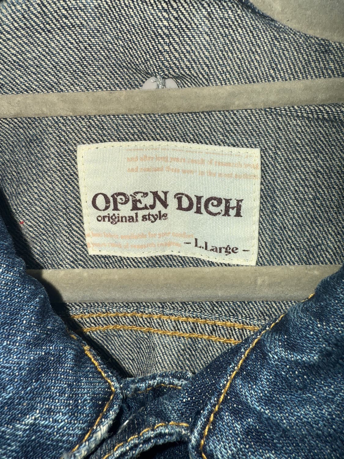 Open dich 워싱 데님 자켓 상품이미지4