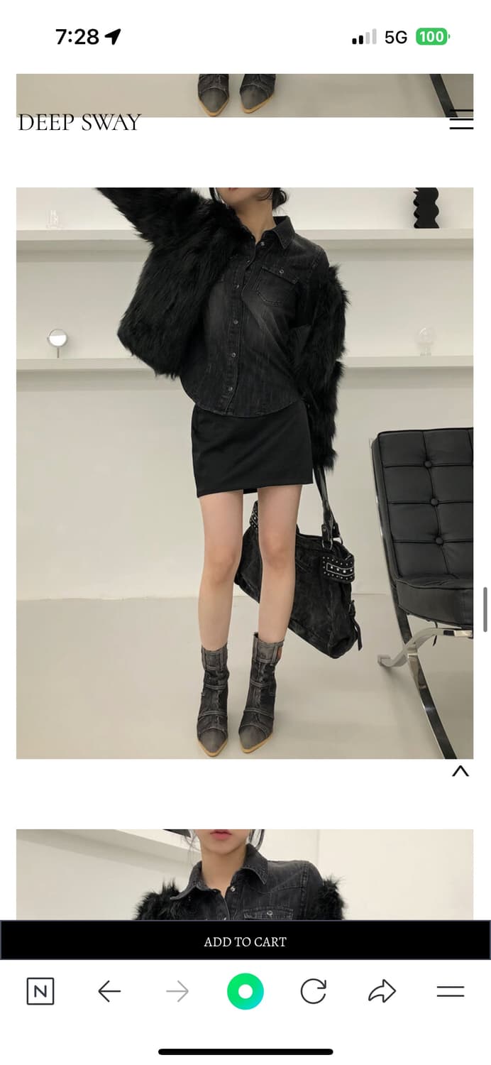 페이크퍼 1회착용(보세) 상품이미지8