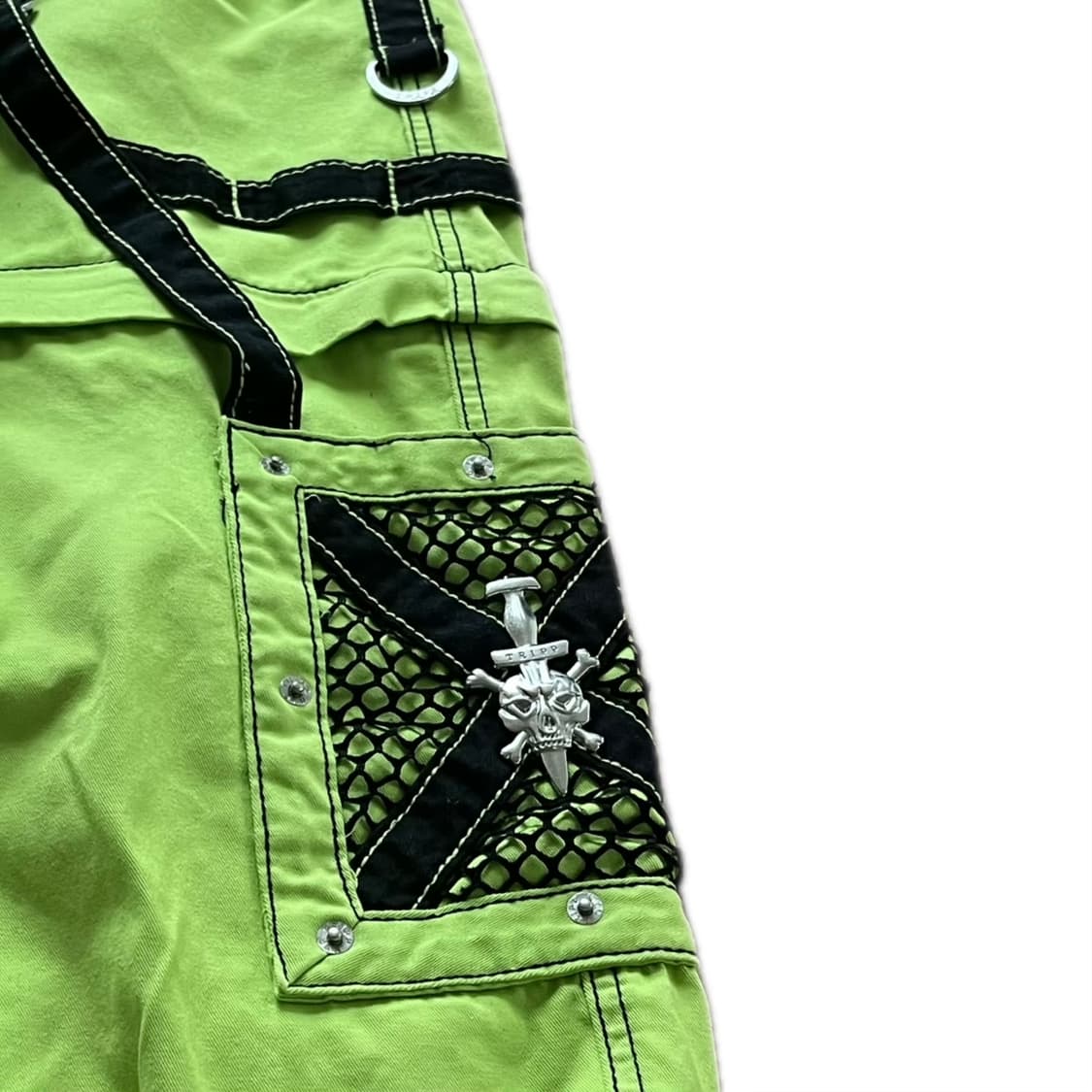 트립 nyc tripp nyc 네온 팬츠 xxs 펑크 고스 서브컬쳐 상품이미지3