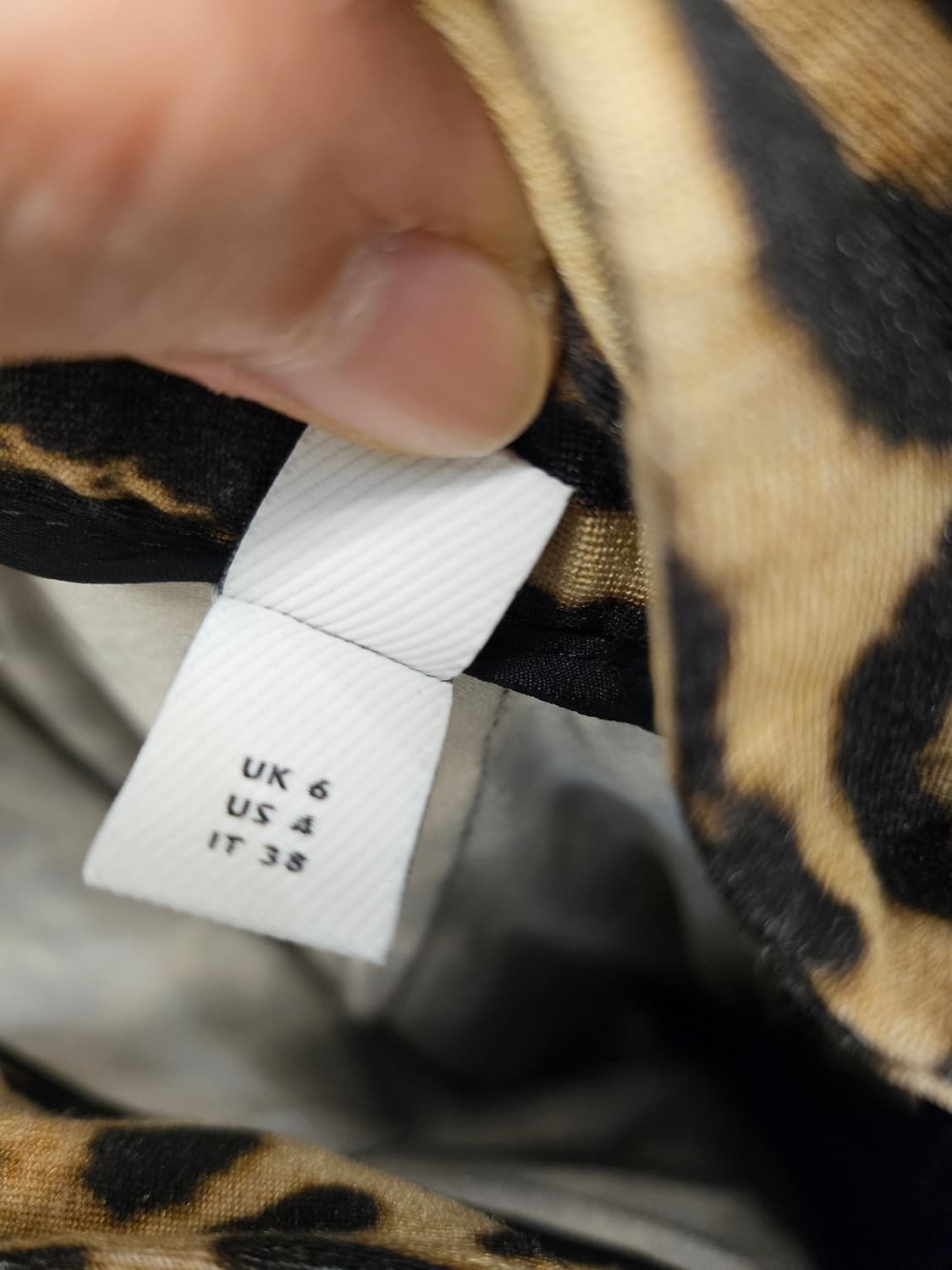 Burberry 버버리 레오파드 프린트 플리츠 스커트 38 상품이미지7