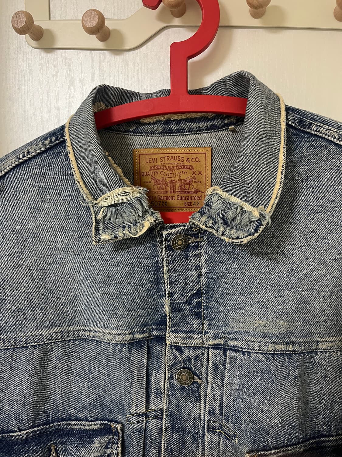 리바이스빈티지클로딩 lvc1953 507XX 타입2 블라스트 오프 상품이미지5