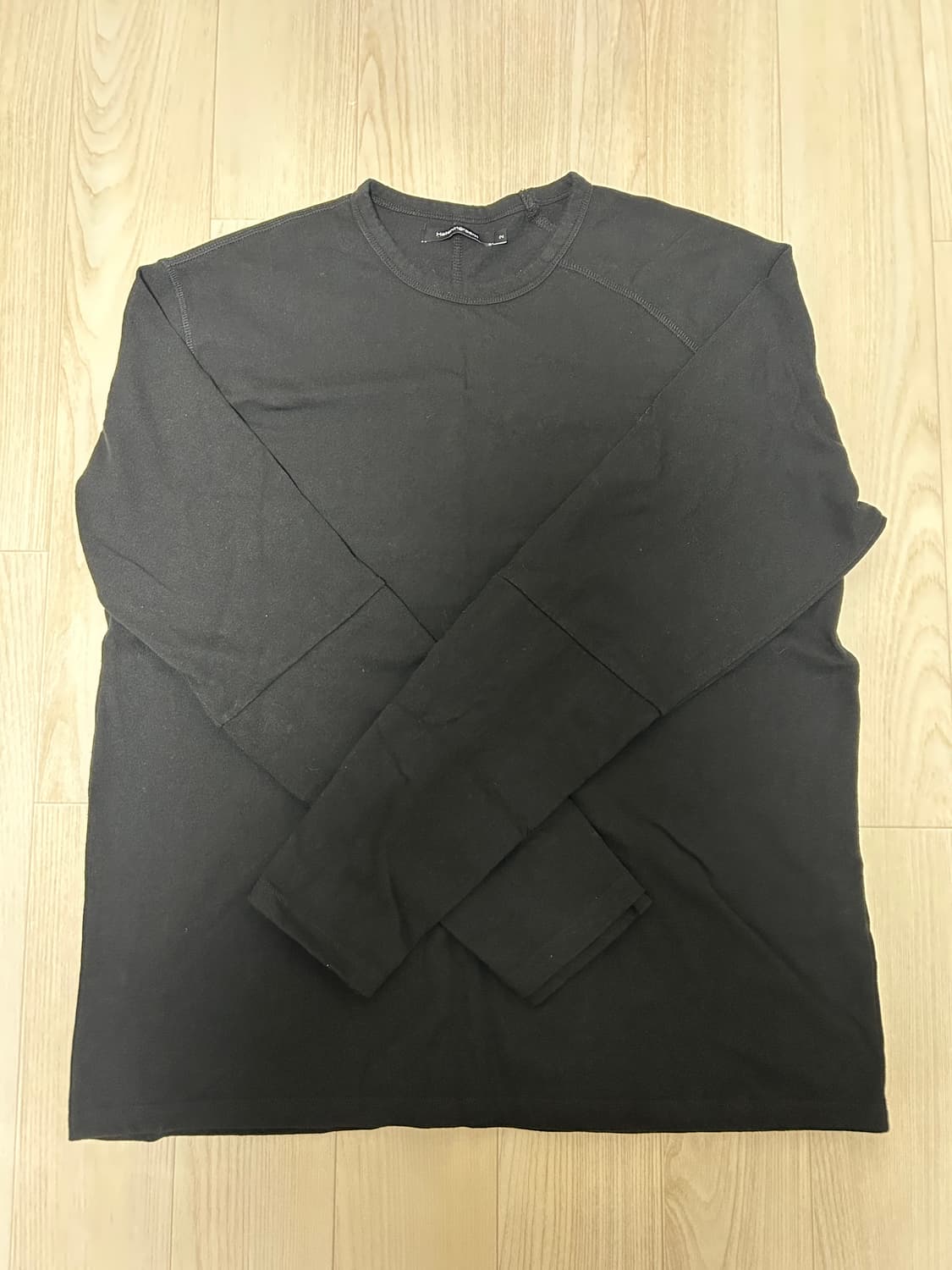 해칭룸 더블슬리브 롱슬리브 블랙 2사이즈 상품이미지1