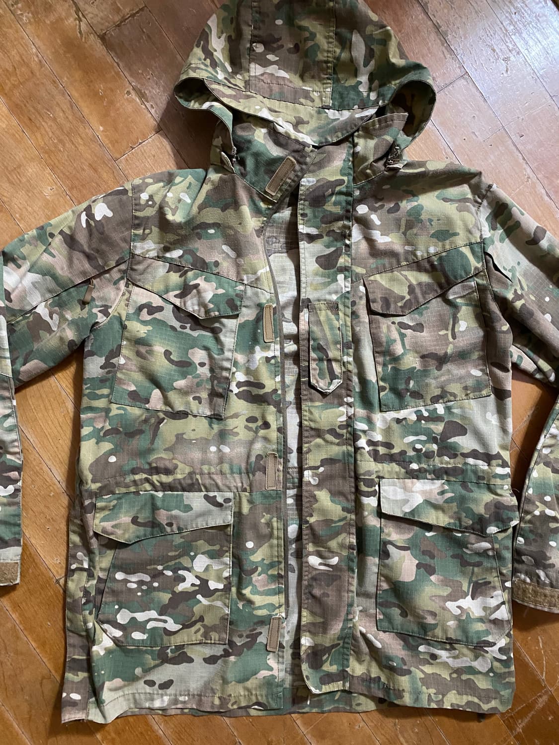 미군 멀티캠 야상 자켓 밀리터리 후드 (105) 상품이미지1