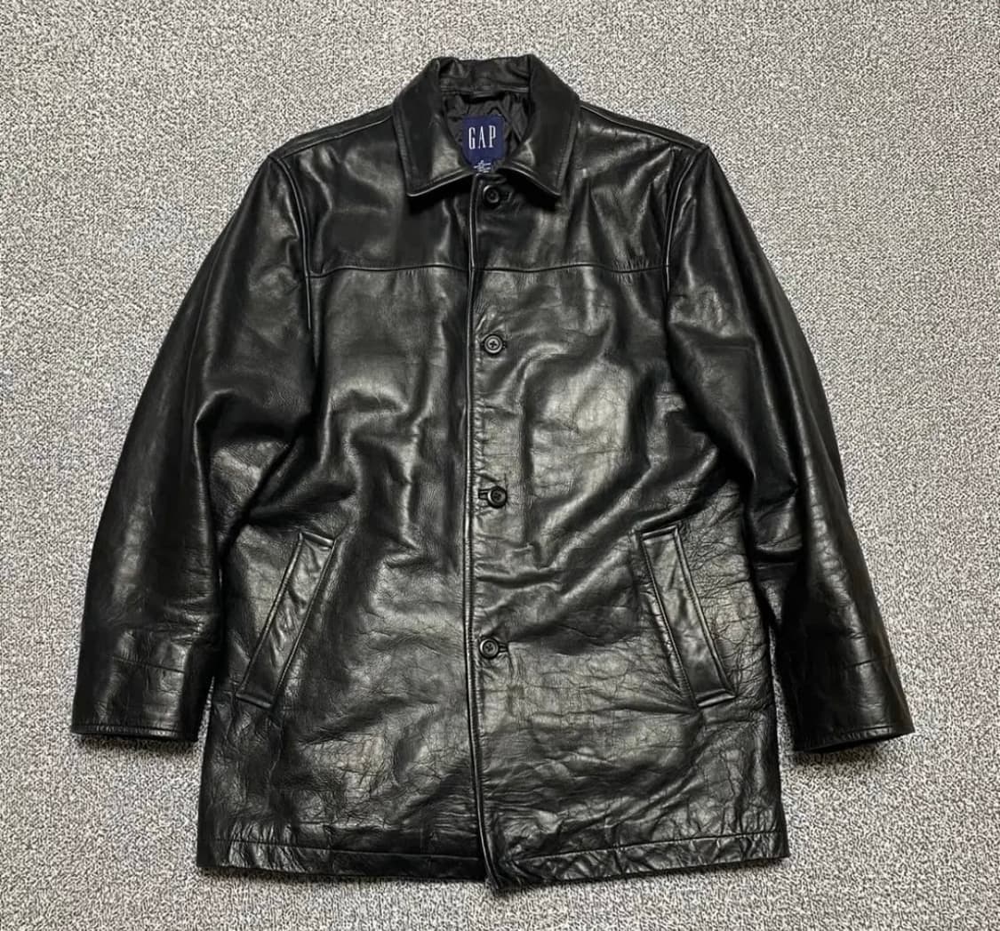 [m] 올드갭 레더 카코트 상품이미지1