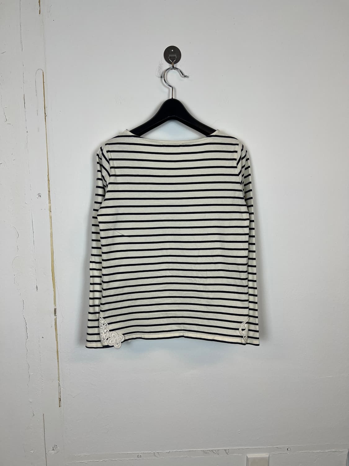 어스뮤직  스트라이프 긴팔 티셔츠 M 상품이미지2