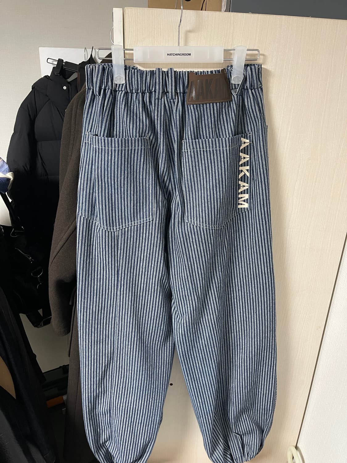 아캄 Knee Pin-tuck Stripe Denim Blue 1사이즈 상품이미지7