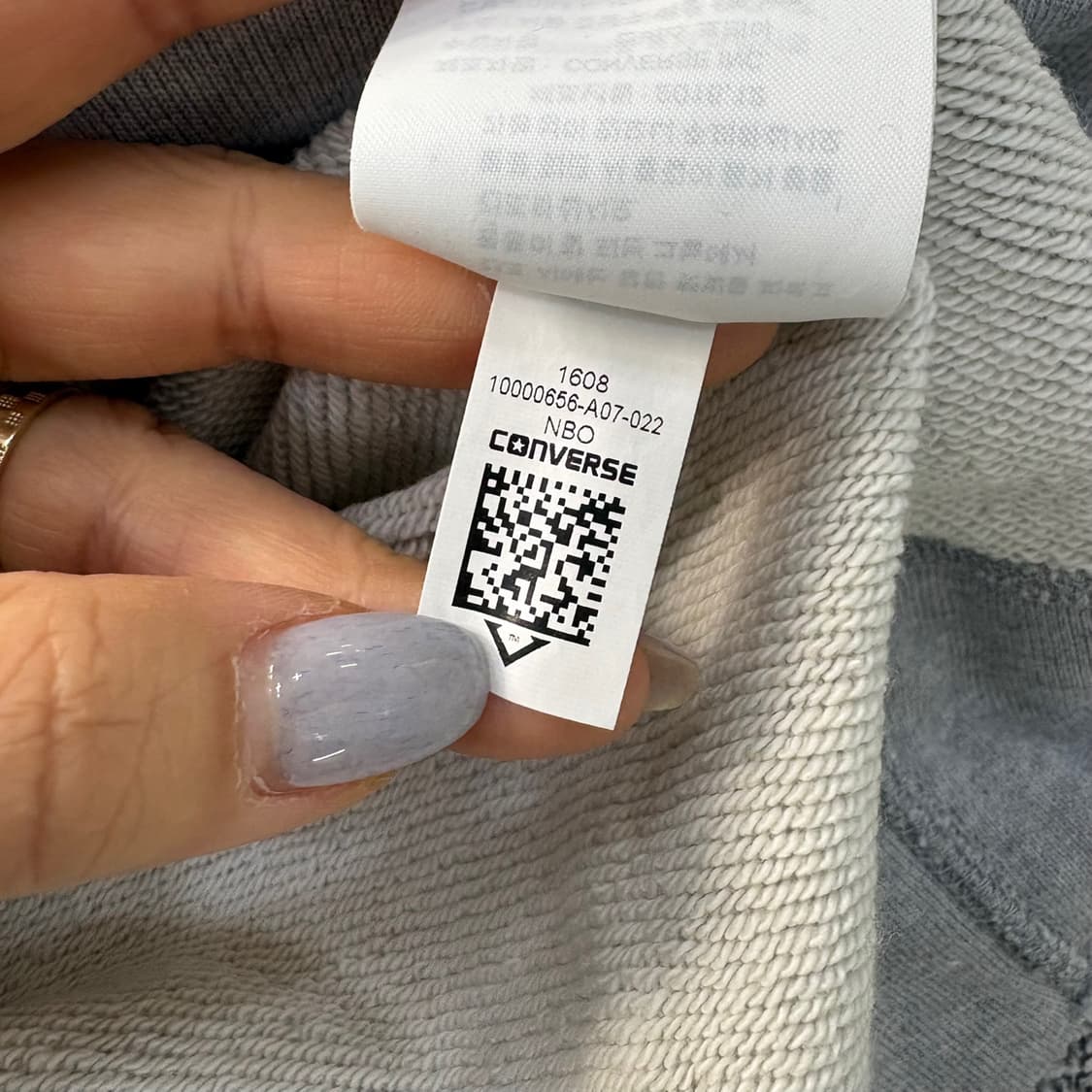 M 컨버스 남성 앞포켓 후드티 0324J 상품이미지5