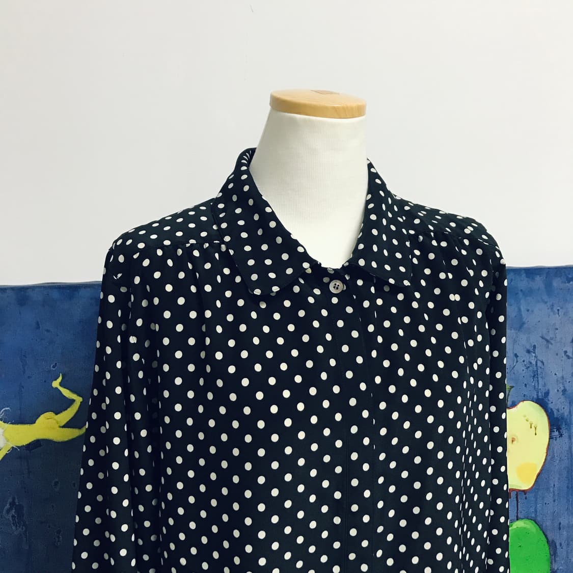 B10) Leilian Japan vintage Blouse 상품이미지4
